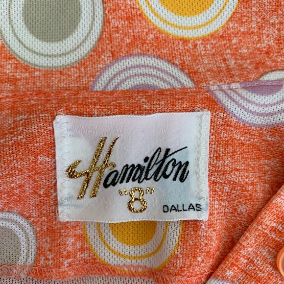 Vintage 70s Shirt Set Small Polka Dot Tank Button Down Long Sleeve Pastel - Picture 10 of 16